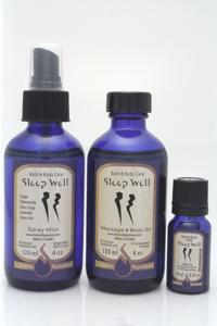 Sleep Well aromatherapy products